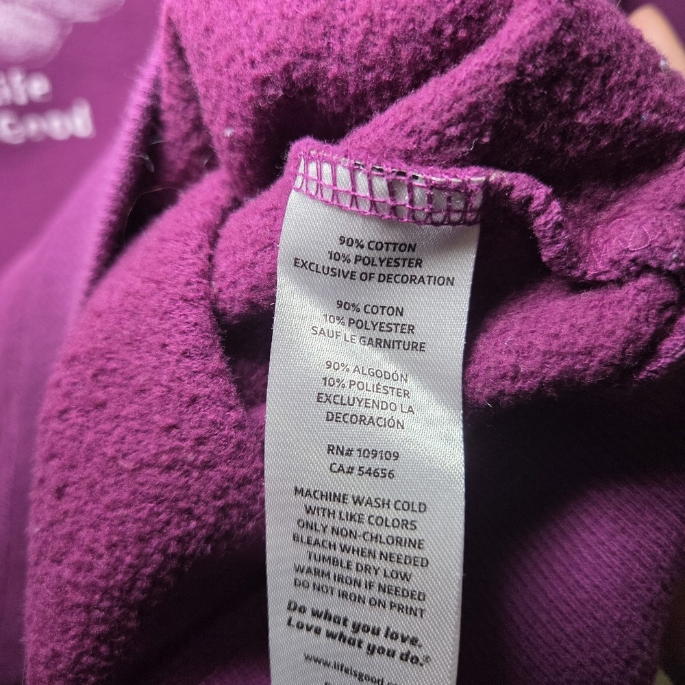 Life Is Good Purple Daisy Graphic Sweatshirt - Picture 7 of 8